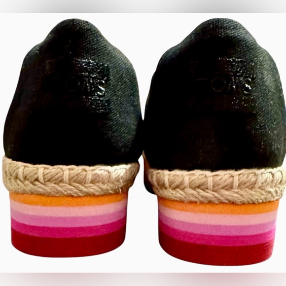 New in Box—TOMS Alpargata Platform Rope High Espadrille in Black-Size 8 - Picture 10 of 16